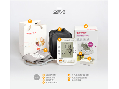 精准监测，关爱家人 鱼跃电子血压计YE680A双人记忆模式详解